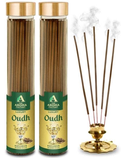 The Aroma Factory Luxury Oudh Incense Stick Agarbatti Charcoal Free