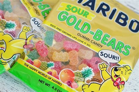 Fun Gummi Bear Facts + NEW Haribo Sour Gold- Bears