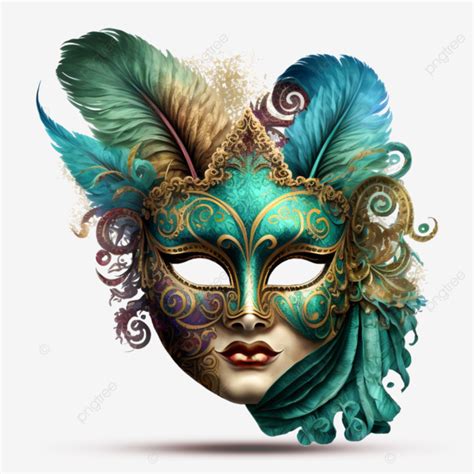 Festive Mardi Gras Venetian Or Carnival Mask 3d Illustration Images Hd