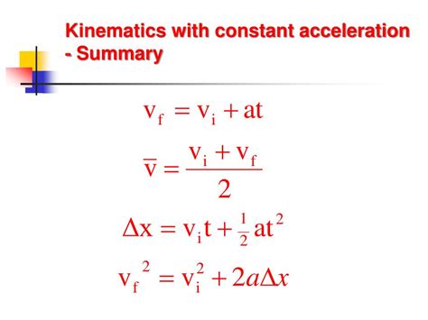 How To Find Acceleration Kinematics