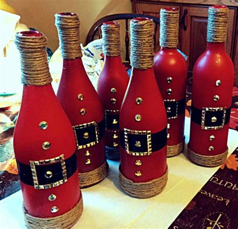 Plans To Make These Christmas Wine Bottles Wine Bottle Diy Crafts