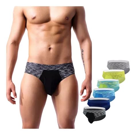 Briefs Para Hombre 6 Pzs Algodón Ropa Interior Arjen Kroos Envío gratis