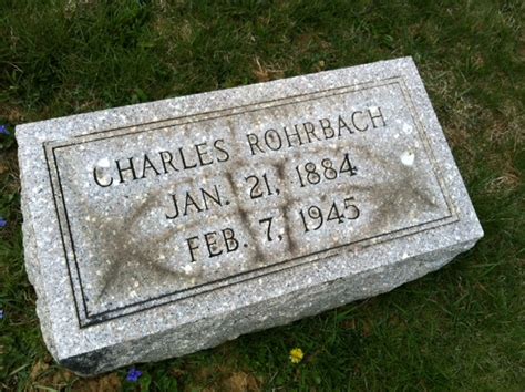 Charles Milton Rohrbach Find A Grave Memorial