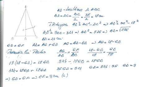 N Figura Al Turat Este Reprezentat Triunghiul Isoscel Abc Cu Ab