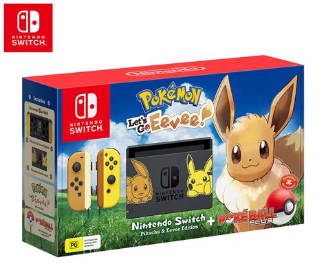 Nintendo Switch Pikachu And Eevee Limited Edition Console Lets Go