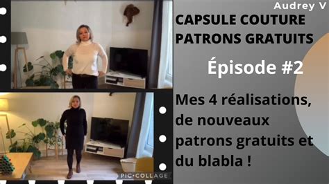 Épisode 2 Capsule Patrons Gratuits Automne Hiver mes cousettes et de