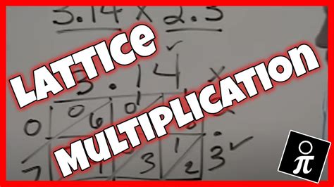 Multiplying Decimals With The Lattice Method Youtube