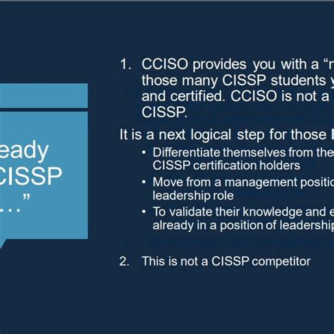 Certified Chief Information Security Officer Cciso Oem