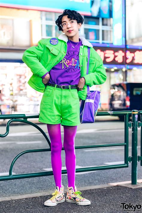 Harajuku Boy In Colorful Fun Street Style W Peco Club Et The Extra