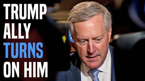 Oh No Mark Meadows Flips On Trump Granted Immunity Youtube