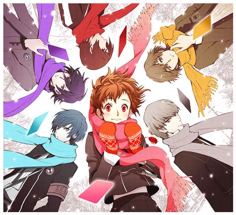 Narukami Yuu Yuuki Makoto Shiomi Kotone Suou Tatsuya Toudou Naoya