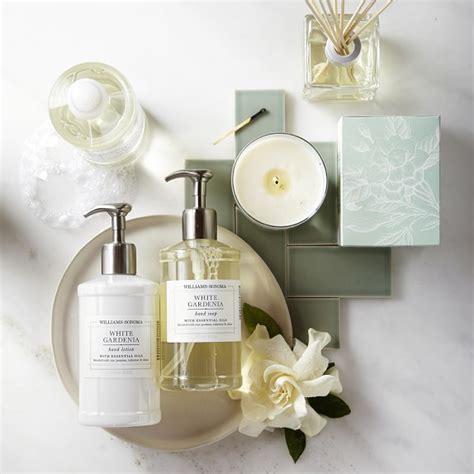 Williams Sonoma White Gardenia Collection Scented Soaps Lotions