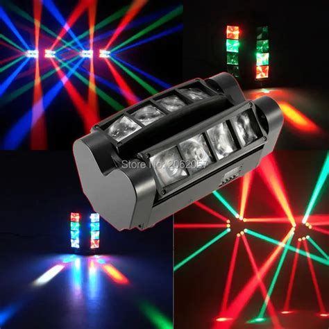 Hot Sale W Mini Led Dmx Spider Light Rgbw Moving Head Beam Light