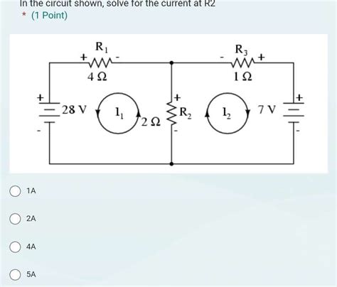 In The Circuit Shown Solve For The Current At Studyx