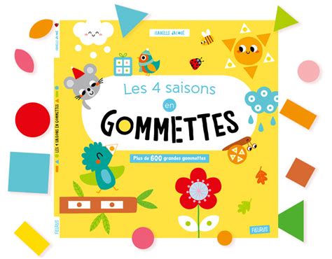 Les 4 Saisons En Gommettes Editions Fleurus On Behance