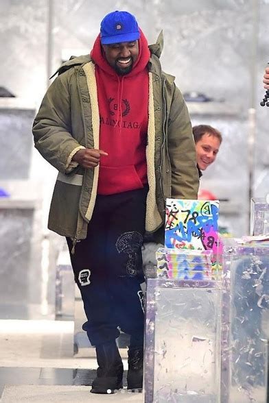 Kanye West Wearing Hood By Air