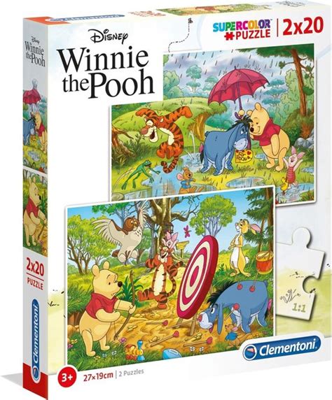 Clementoni Legpuzzel Disney Winnie The Pooh 20 Stukjes 2 Stuks Bol