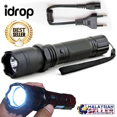 Idrop Type 1101 Police Light Flashlight Reinforced Stun Electric