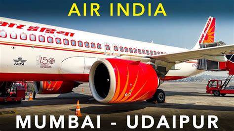 Air India Airbus A320 Neo Mumbai To Udaipur Flight Experience