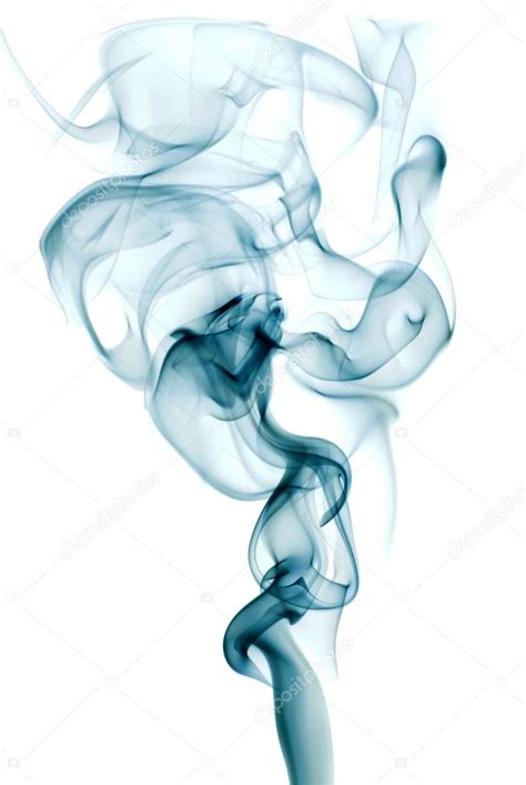 Blue Abstract Smoke Trails Stock Photo Vladem 1857337