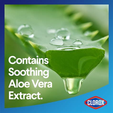 Clorox 128 Oz Aloe Hand Sanitizer Bottle Gel 2942500105 At