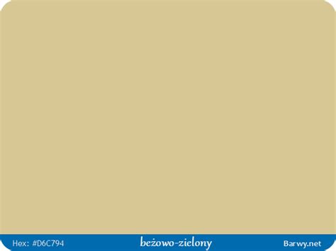Kolor RAL 1000 - beżowo-zielony - Green beige - Grünbeige - Beige vert ...