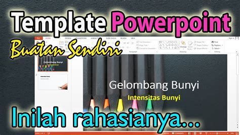 Membuat Template Powerpoint Buatan Sendiri Tutorial Belajar Pemula