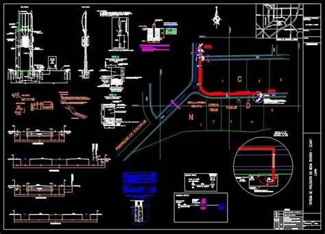 Media Tension Kv Lurin En Autocad Librer A Cad