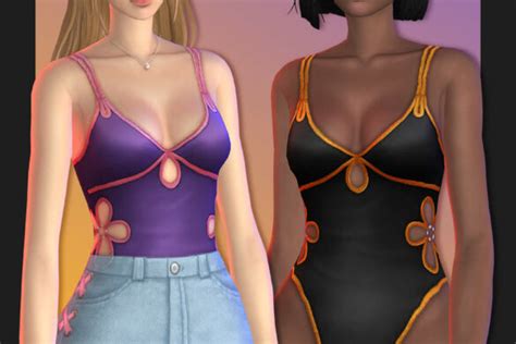 Cc Floral Lace Garter Lingerie Set The Sims Guide