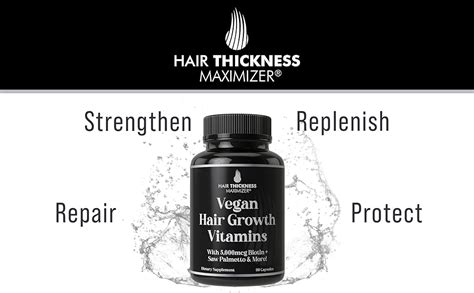 Hair Thickness Maximizer Vegan Hair Growth Vitamins Bodytonix Australia