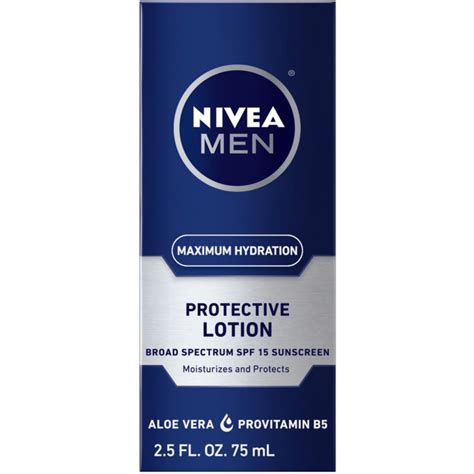 2 Pack Nivea Men Maximum Hydration Protective Lotion Spf 15 2 5 Oz