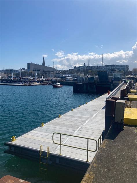 Dun Laoghaire Harbour Cruise Liner Pontoons Project Update Sorensen