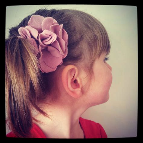 Vintage Floral Hair Clips | Felt