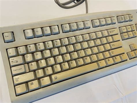 Vintage Hp Terminal Keyboard Sk 2502 Wired White C4732 60201 Ps2