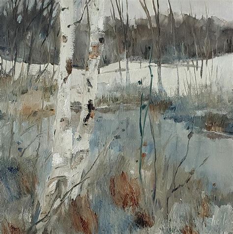 Silver Birch Painting By Sheila Romard Fine Art America