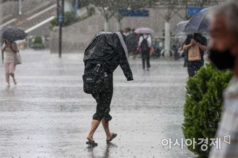 내륙 시간당 50㎜ 강한 소나기 예보행안부 호우 대처 중대본 가동 네이트 뉴스