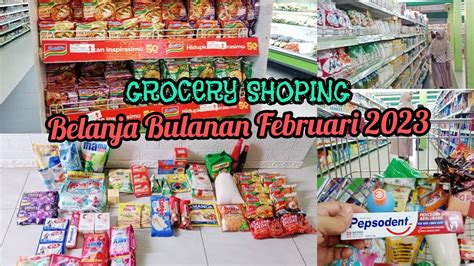 BELANJA BULANAN FEBRUARI 2023 BELANJA SESUAI KEBUTUHAN BONGKAR