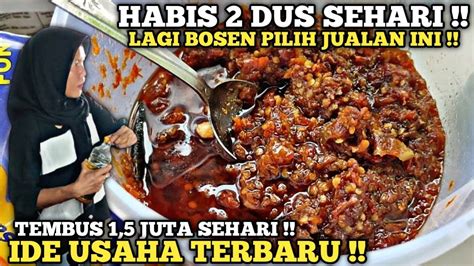 Habis Dus Sehari Usaha Cuma Modal Bahan Omset Tembus Juta