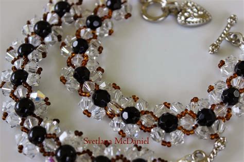 BeadsMadness: How to make a Crystal Bracelet. Simple Beading.