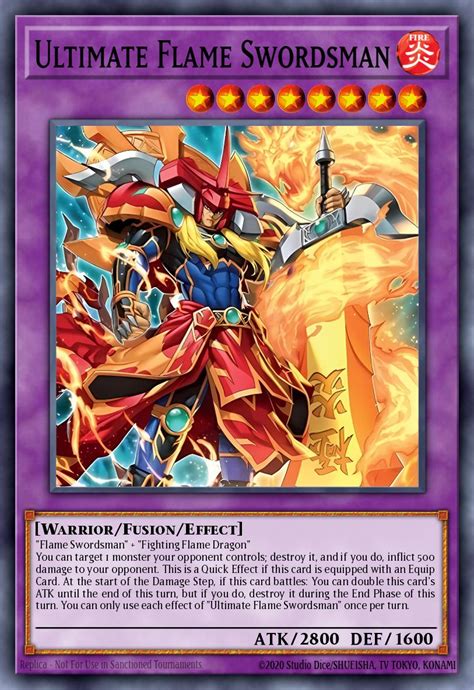 Ultimate Flame Swordsman Yu Gi Oh Card Database Ygoprodeck