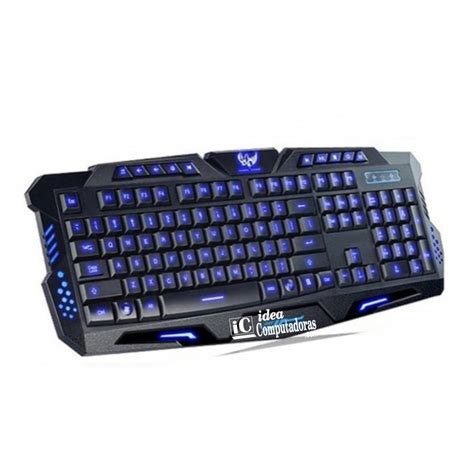 Teclado Gamer Usb Alambrico Iluminado Miltimedia M200