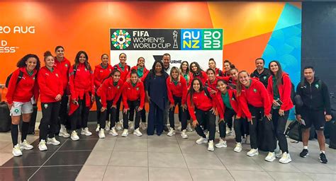 Mondial féminin de football arrivée en Australie de la sélection