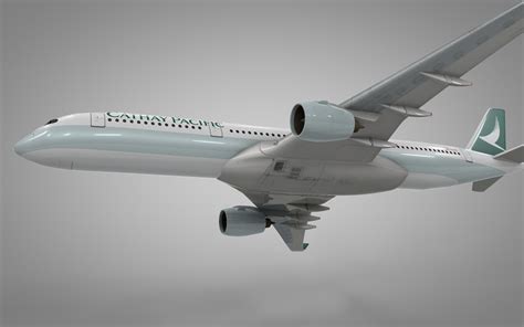 A350 900 Cathay Pacific L1118 3d Model Turbosquid 1650647