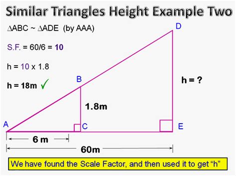 Similar Triangles Applications | Passy's World of Mathematics