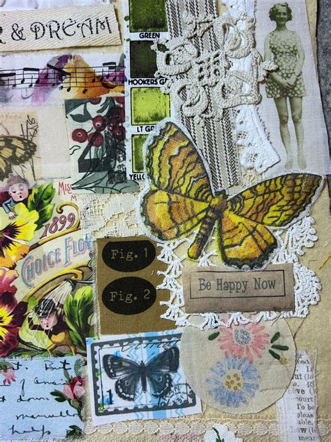 Visible Mending Slow Stitch Kit Collage Mindful Stitching Textiles