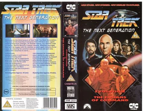 STAR TREK TNG Next Gen Season 3 VHS Video Tape Cover Cassette 25 0 49