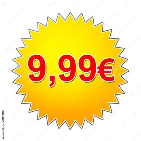 9 99 Euro Stock Illustration Adobe Stock