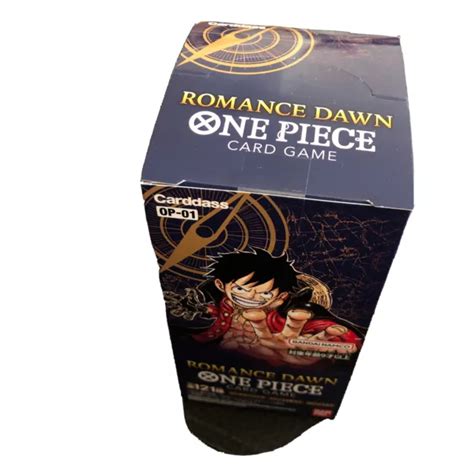 One Piece Card Bandai Game Romance Dawn Op Op Booster Box Display