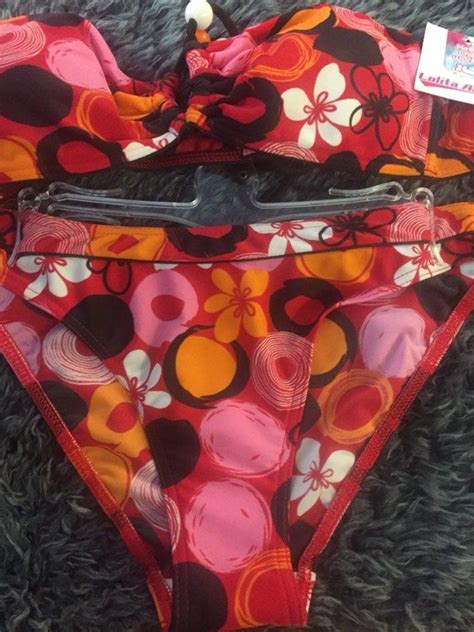 56 Retro Bikini Size L Women S Original Vintage New Strapless Bikini