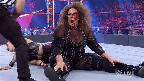 Nia Jax Busted Open With Nasty Cut On Wwe Raw